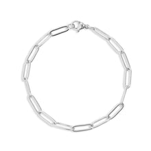 Load image into Gallery viewer, Classic Paperclip Chain Bracelet