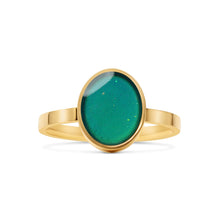 Load image into Gallery viewer, 18K Gold PVD Stainless Steel Mood Ring