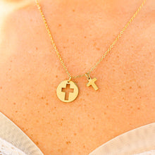 Load image into Gallery viewer, Faithful Grace Cross Pendant Necklace