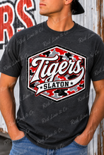 Load image into Gallery viewer, Custom Camo Spirit Wear Unisex T-Shirt | Personalized School Mascot Tee
