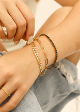 Load image into Gallery viewer, Classic Paperclip Chain Bracelet