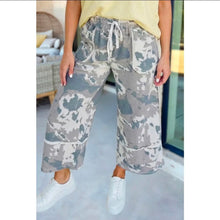 Load image into Gallery viewer, Camouflage Wide-Leg Lounge Pants