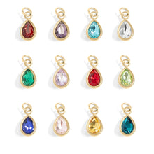 Load image into Gallery viewer, Teardrop Birthstone Charm
