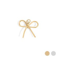 Load image into Gallery viewer, Delicate Bow Charm

