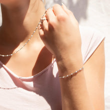 Load image into Gallery viewer, White Confetti Chain Bracelet

