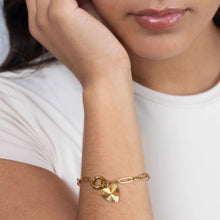 Load image into Gallery viewer, Product Title:

Classic Charm Keeper Paperclip Bracelet 6.5"
