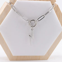 Load image into Gallery viewer, Product Title:

Classic Charm Keeper Paperclip Bracelet 6.5"
