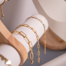 Load image into Gallery viewer, Classic Paperclip Chain Bracelet
