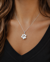 Load image into Gallery viewer, Paw Print Pendant Necklace

