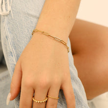 Load image into Gallery viewer, Classic Paperclip Chain Bracelet
