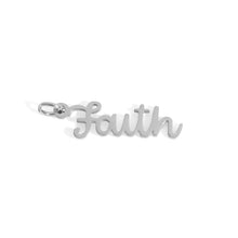 Load image into Gallery viewer, Faith Script Charm
