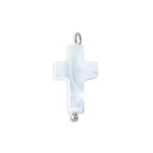 Load image into Gallery viewer, Shell Cross Charm
