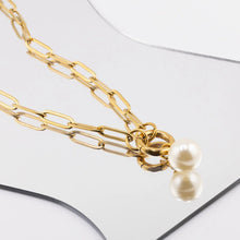 Load image into Gallery viewer, Classic Paperclip Charm Holder Necklace ✨ 18"+2"

