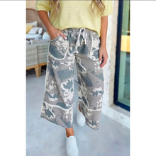 Load image into Gallery viewer, Camouflage Wide-Leg Lounge Pants
