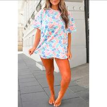 Load image into Gallery viewer, PREORDER!! CAMOUFLAGE PRINT PREPPY TUNIC TEE
