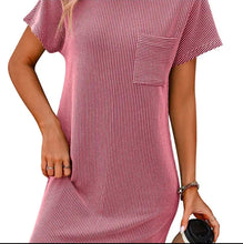 Load image into Gallery viewer, PREORDER Ribbed T-shirt Dress
