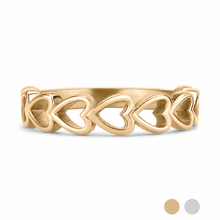 Load image into Gallery viewer, Sideways Heart Stacking Ring
